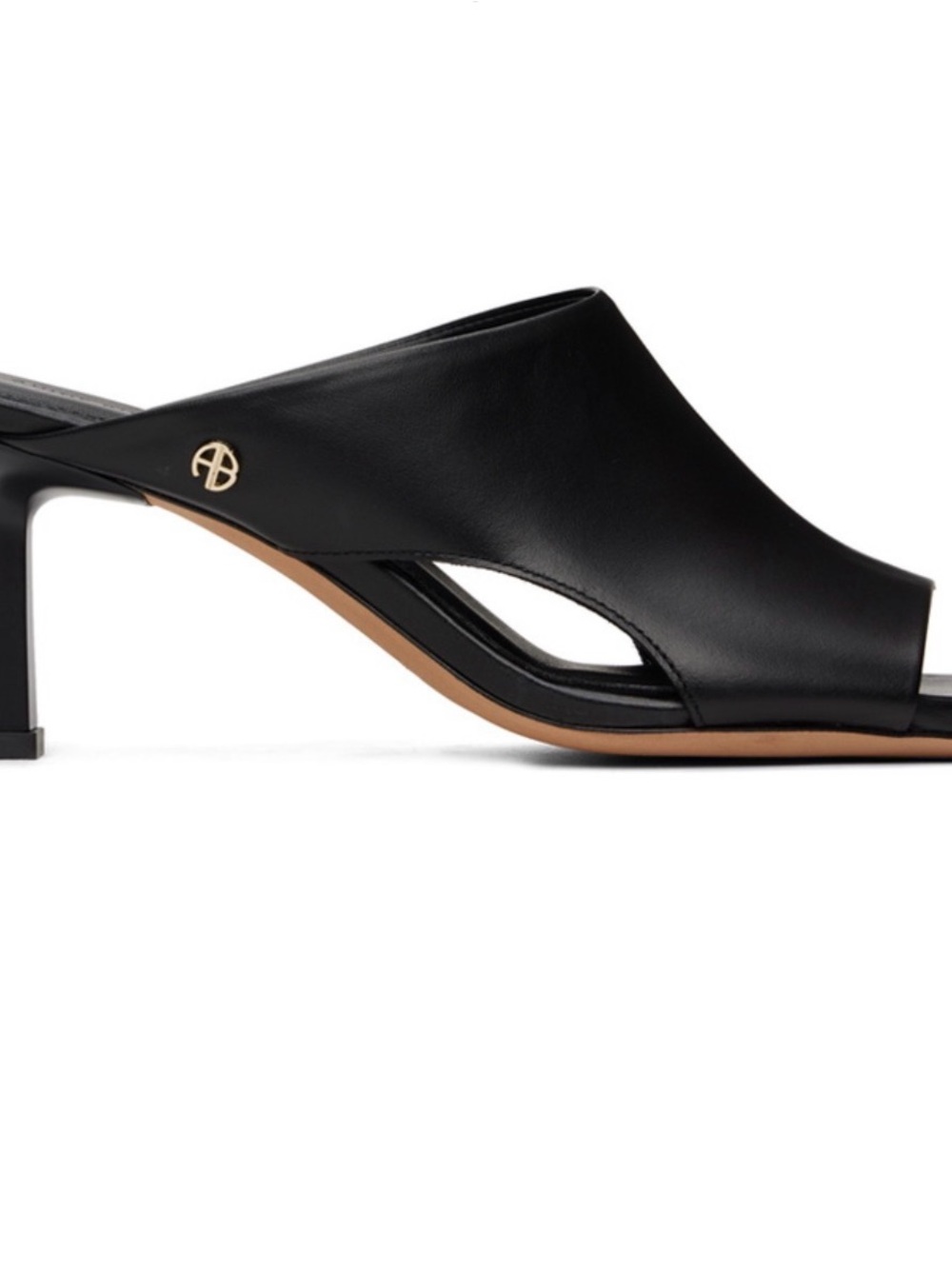 Anine Bing Black Hoxton Mules